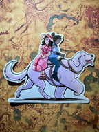 Korrasami and Naga Vinyl Sticker