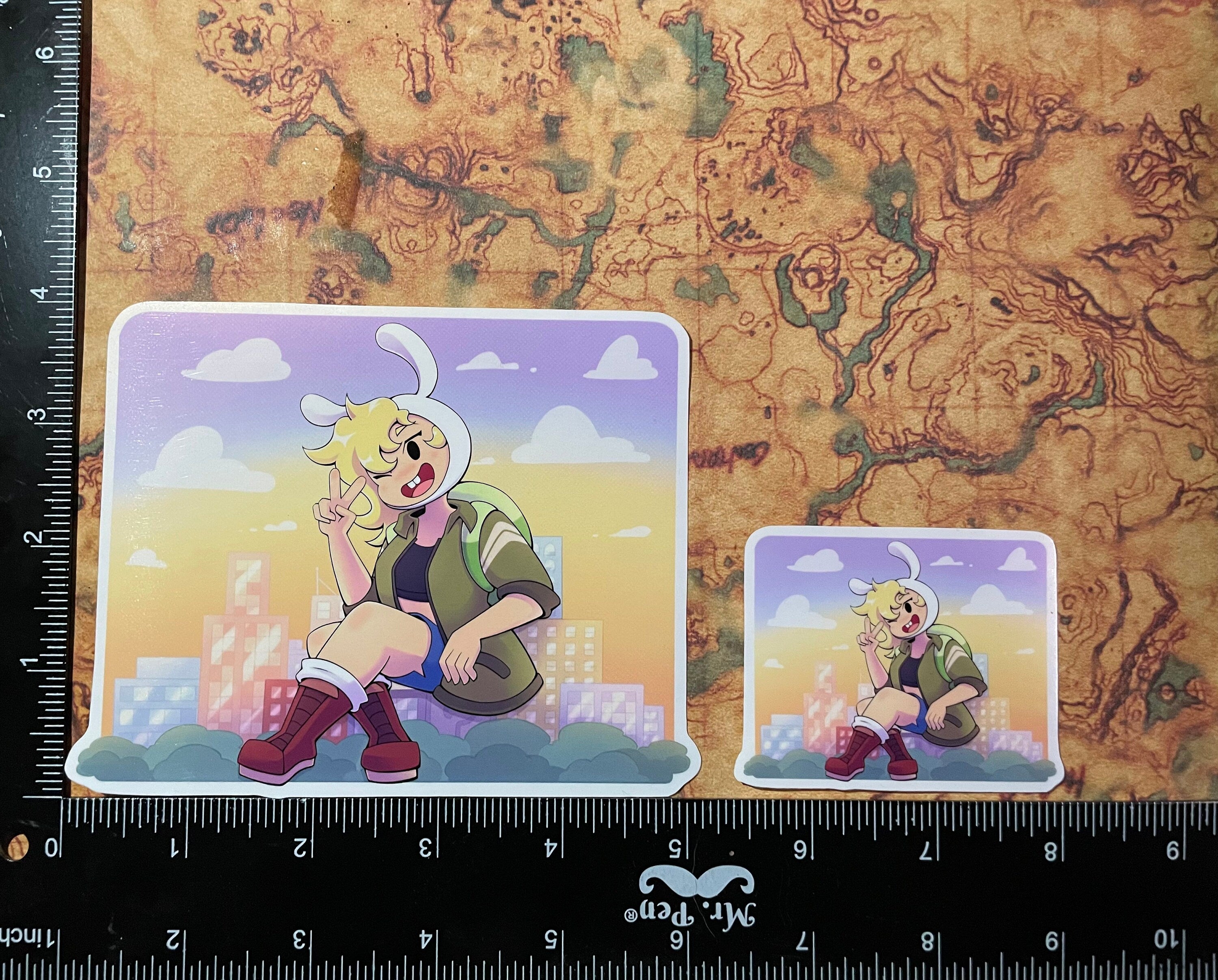 Giant Fionna Vinyl Sticker