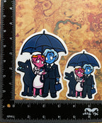 Hades, Persephone, and Cerberus Vinyl Sticker