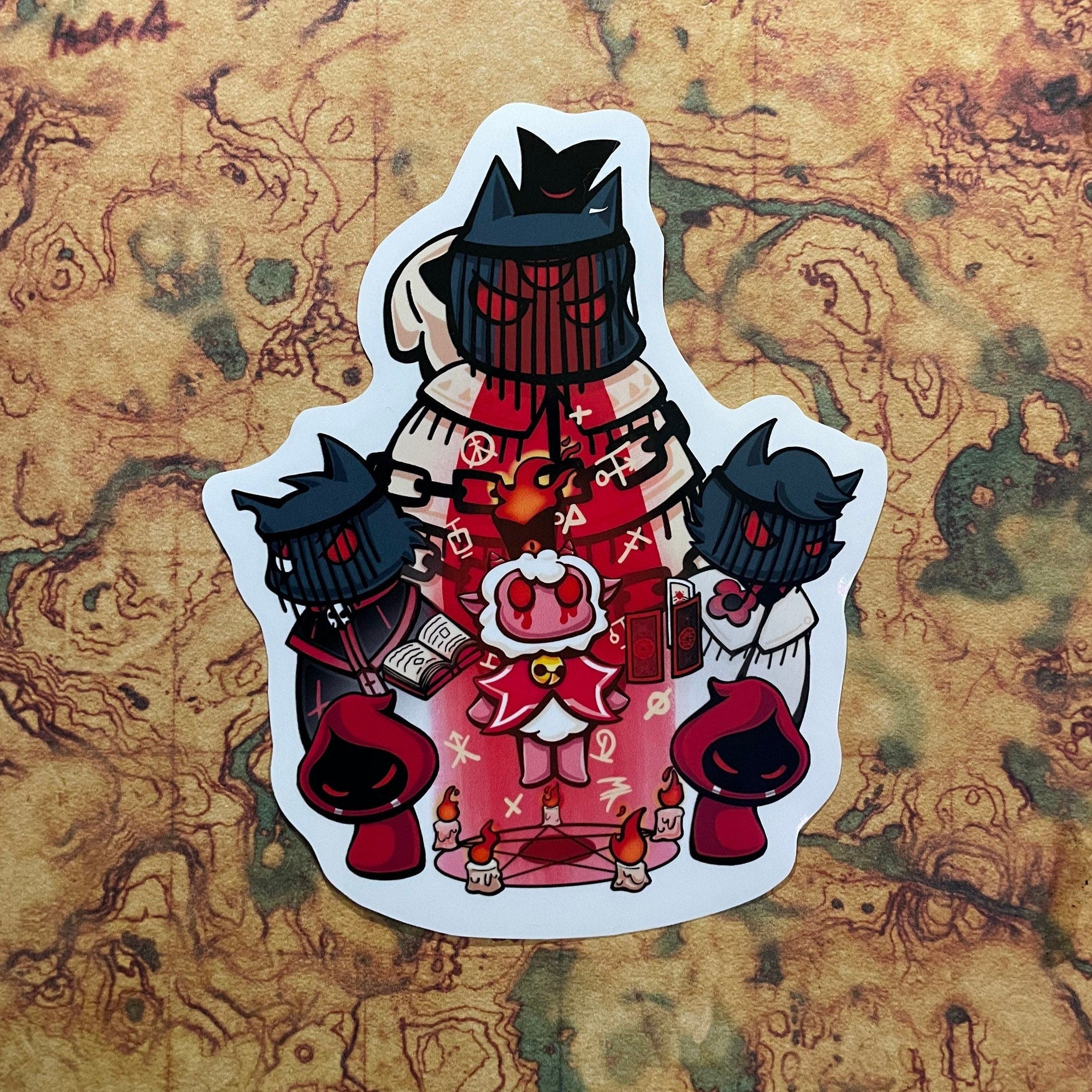Cult Leader Lamb Vinyl Sticker