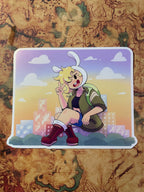 Giant Fionna Vinyl Sticker