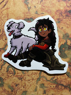 Nona and Noodle Vinyl Sticker