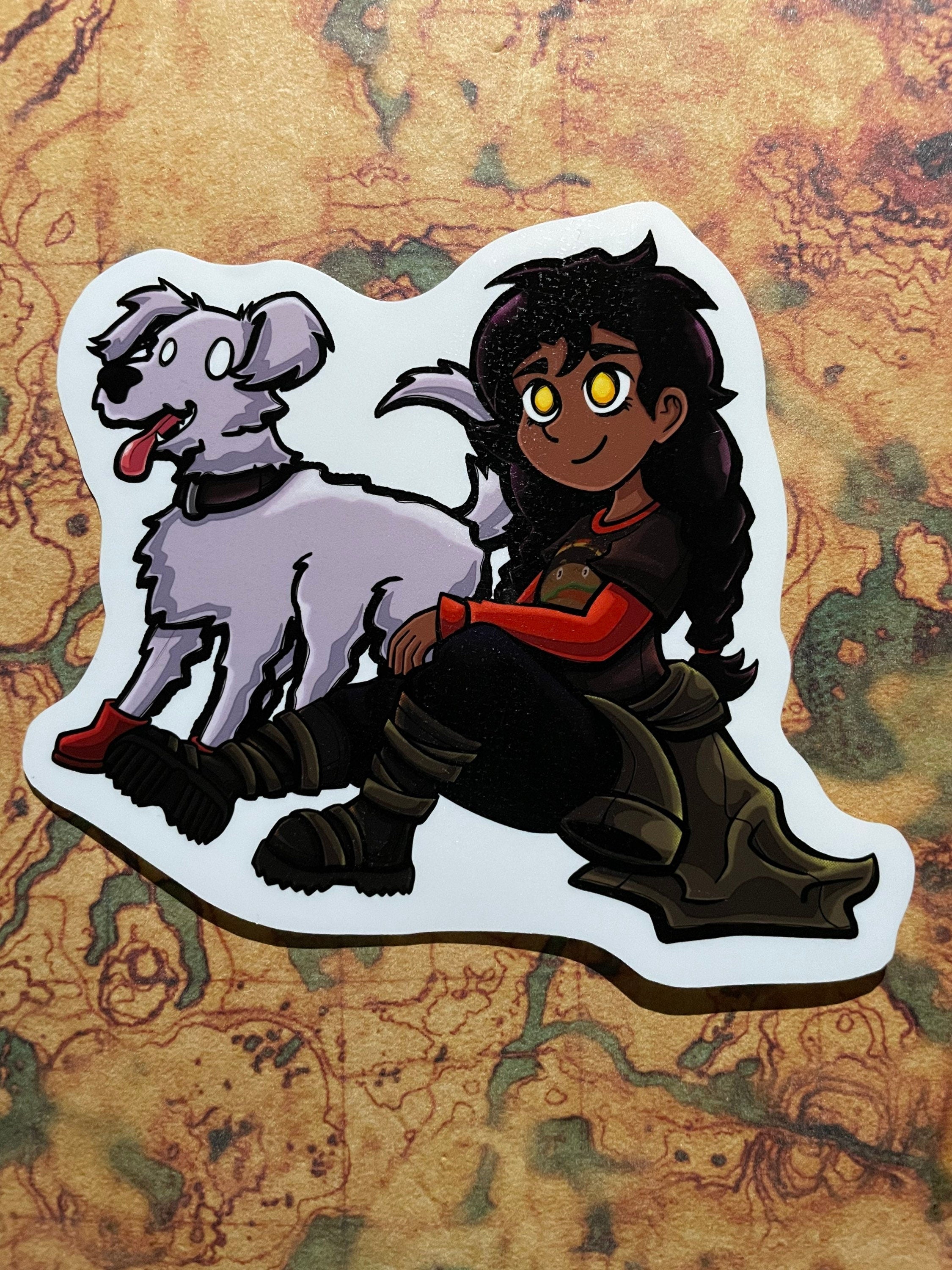Nona and Noodle Vinyl Sticker