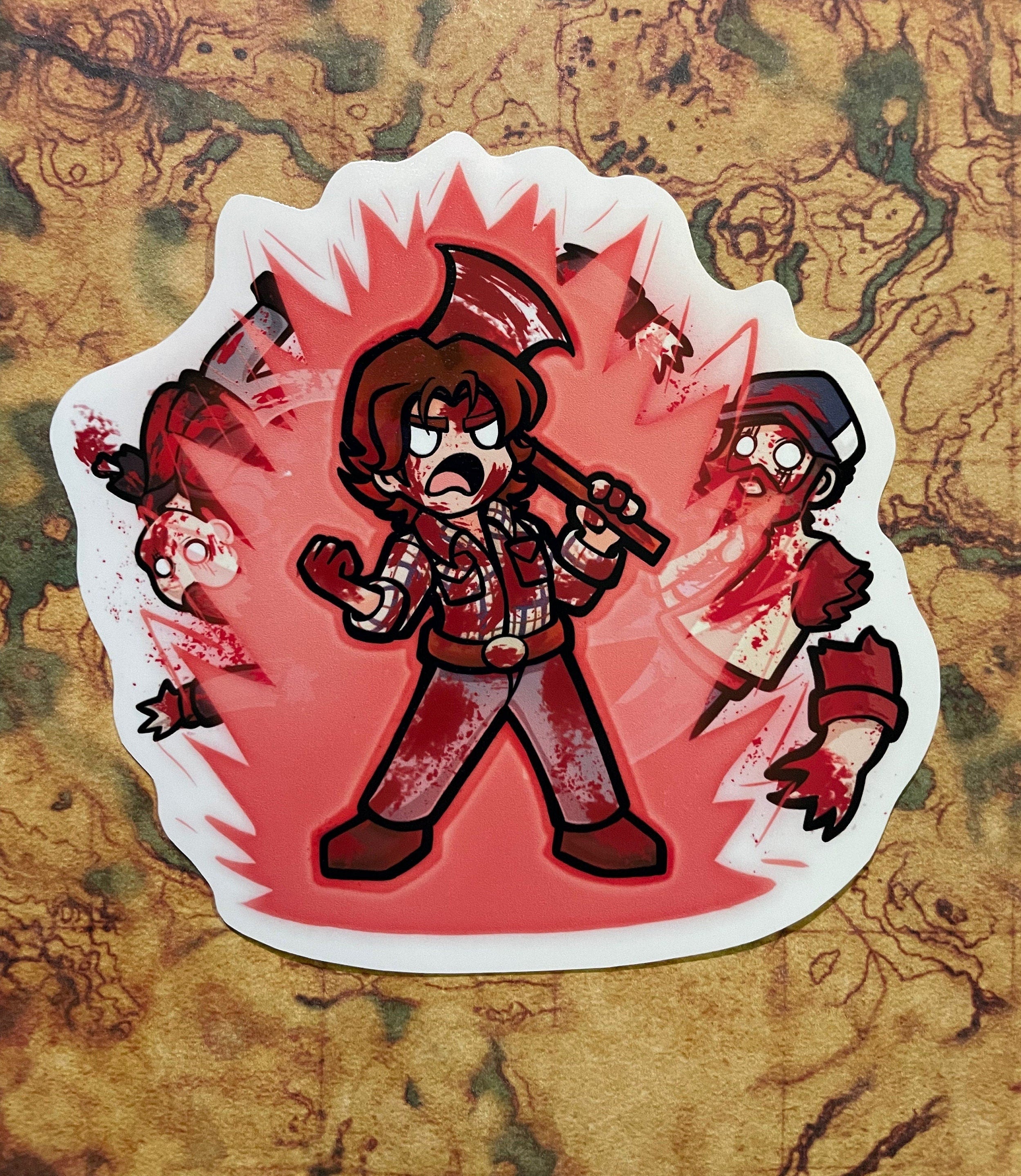 Warrior Scotty Vinyl Sticker