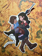 Korrasami Swing Vinyl Sticker