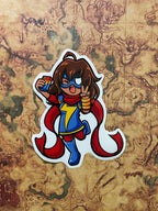 Marvel Khan Vinyl Sticker