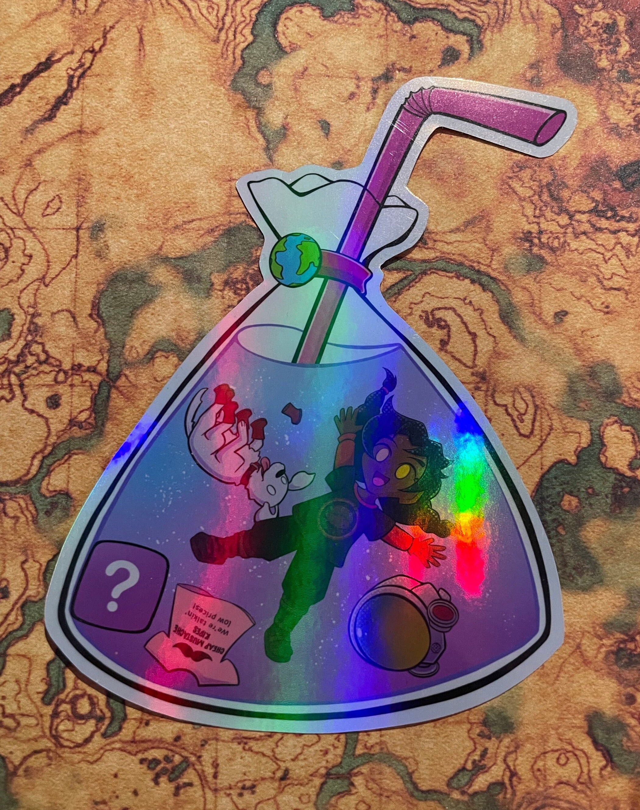 Bag Drinks (Nona Mystery Drink) Vinyl Sticker