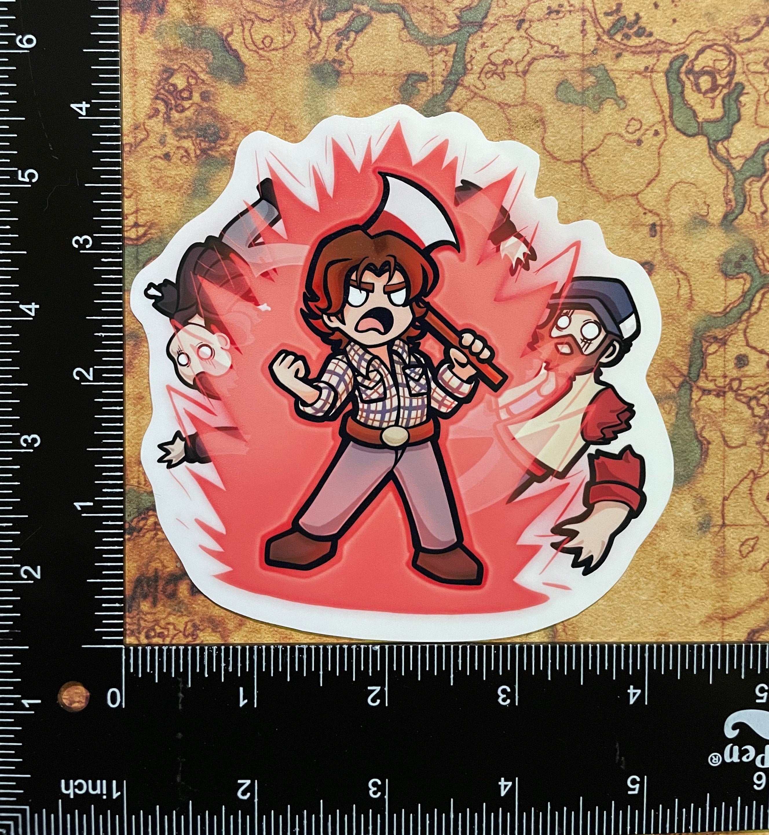 Warrior Scotty Vinyl Sticker