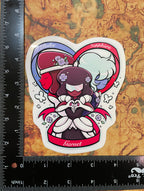 Garnet Ruby Sapphire Vinyl Sticker