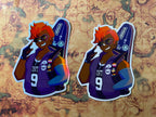 Gideon Nav Jersey Vinyl Sticker