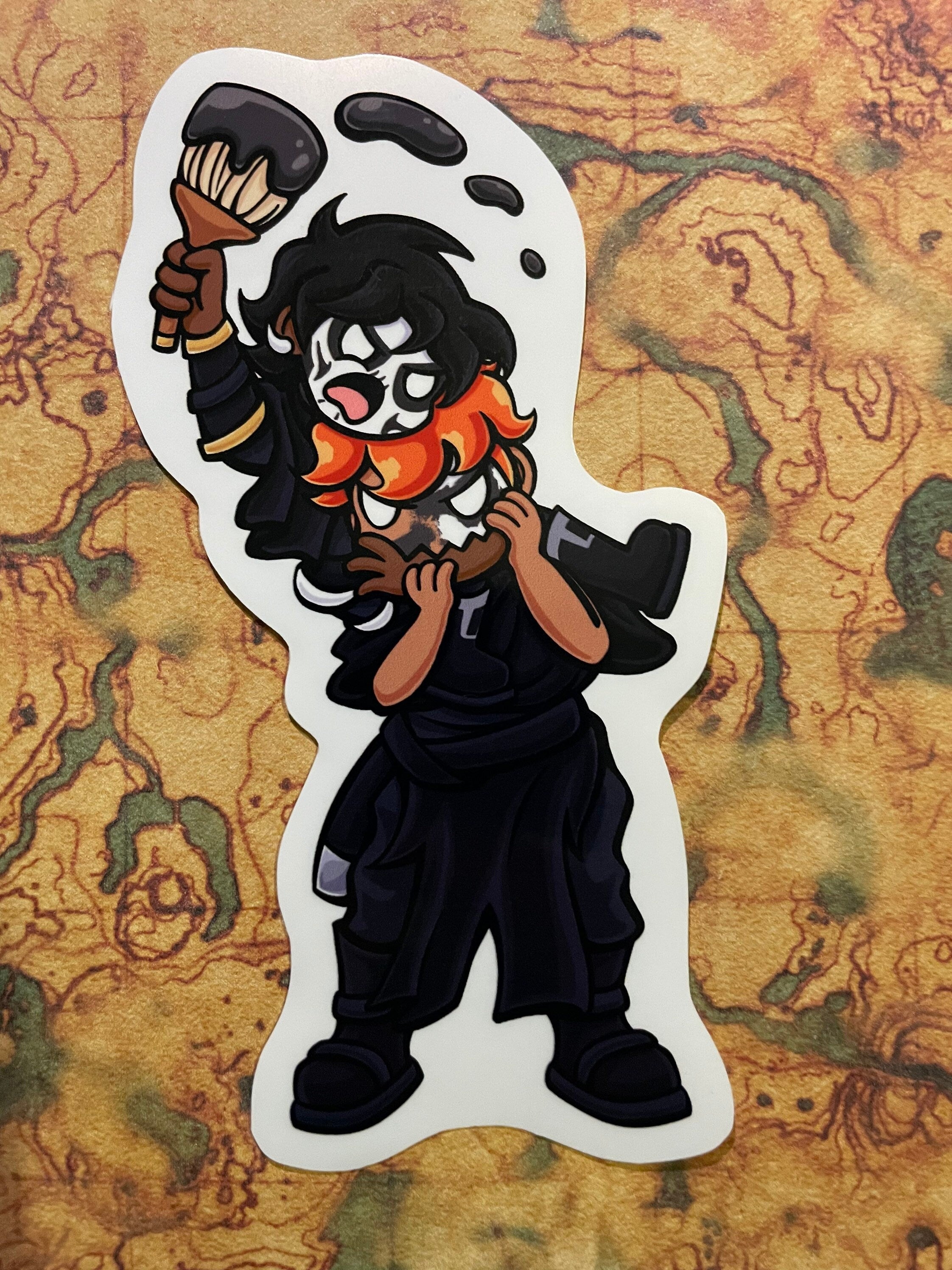 Griddlehark Hijinks Vinyl Sticker