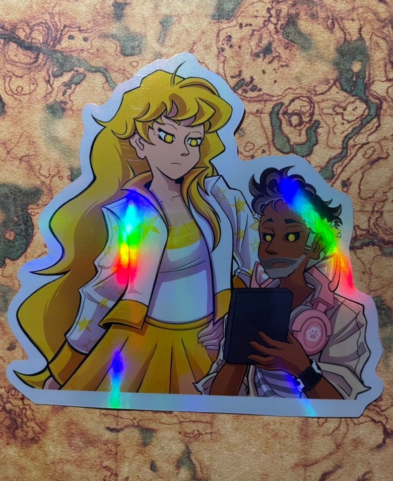 Alecto and Jod Vinyl Sticker