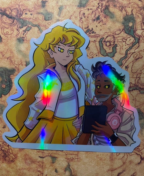 Alecto and Jod Vinyl Sticker
