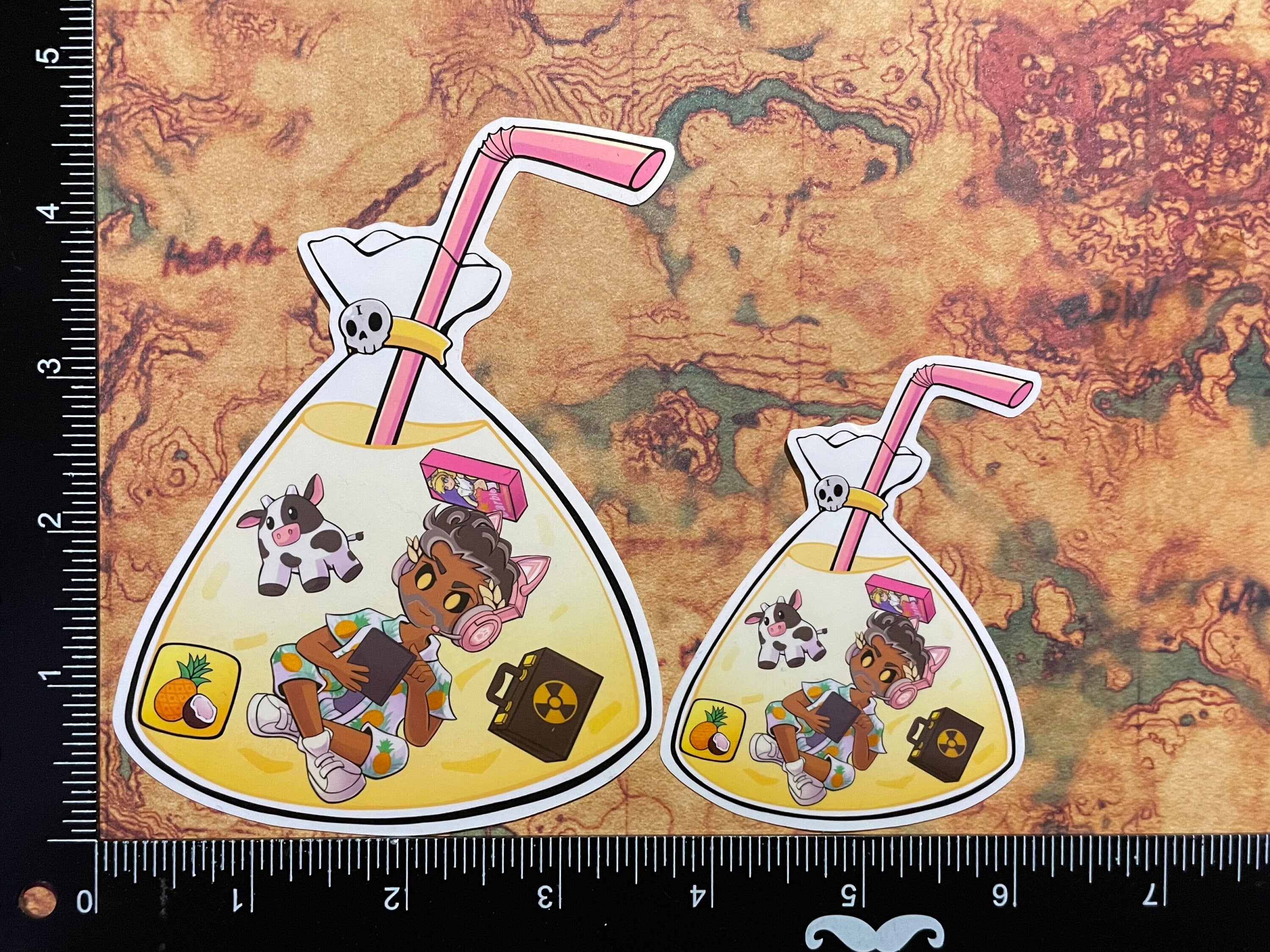 Bag Drinks (John Gaius Piña Colada) Vinyl Sticker