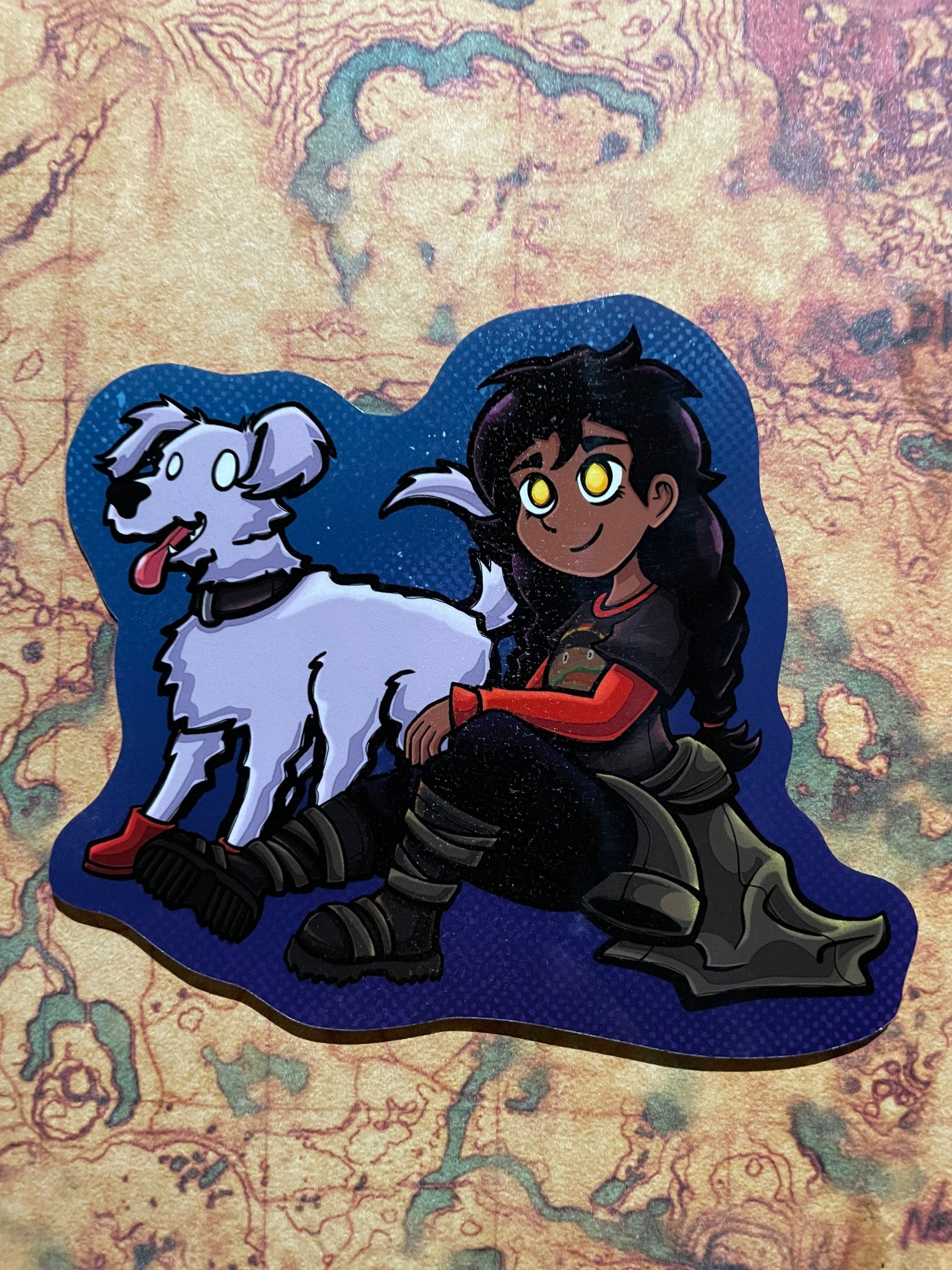 Nona and Noodle Vinyl Sticker