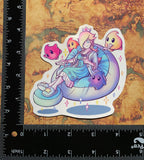 Pajama Time Rosalina and Lumas Vinyl Sticker