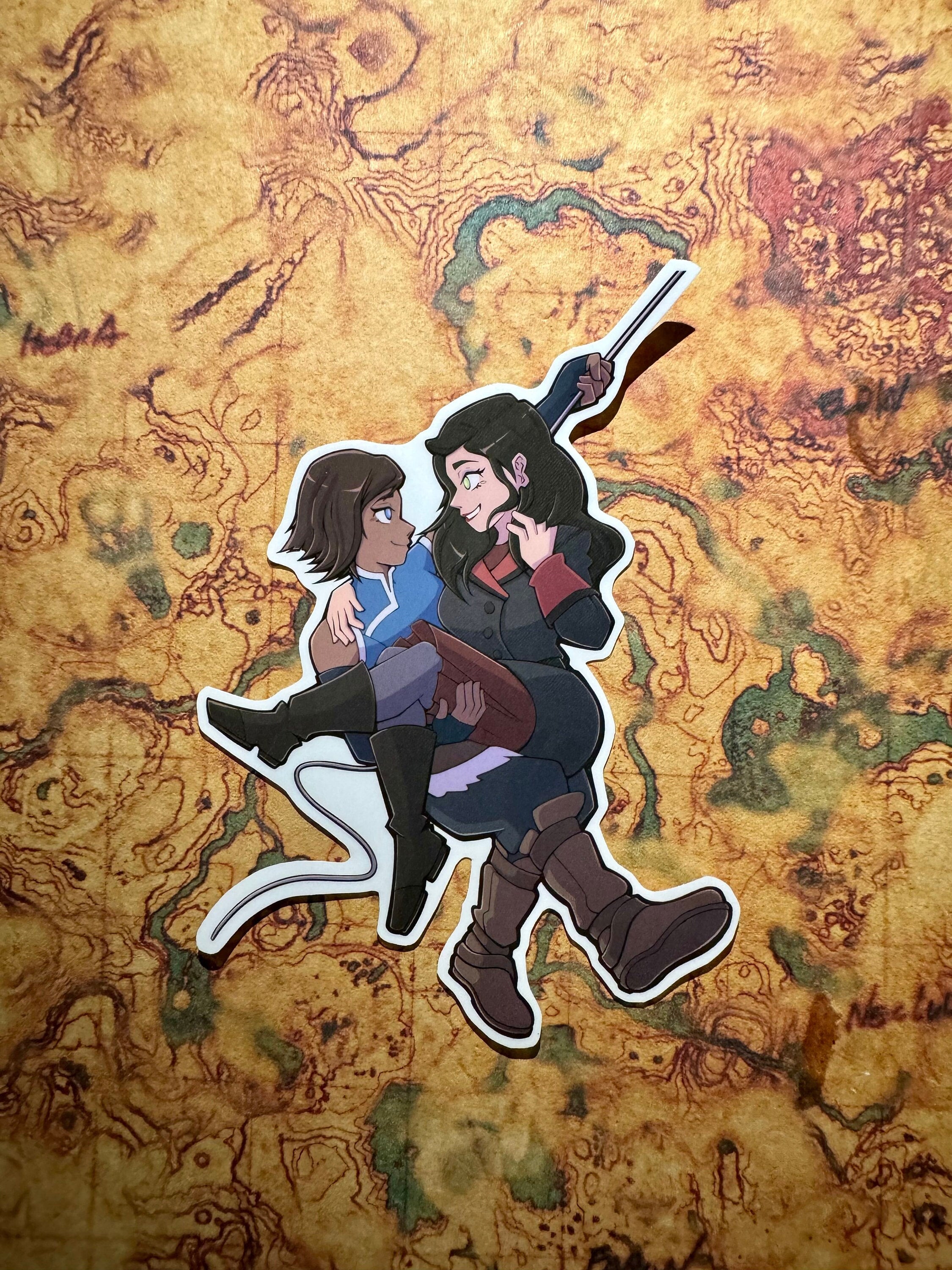 Korrasami Swing Vinyl Sticker