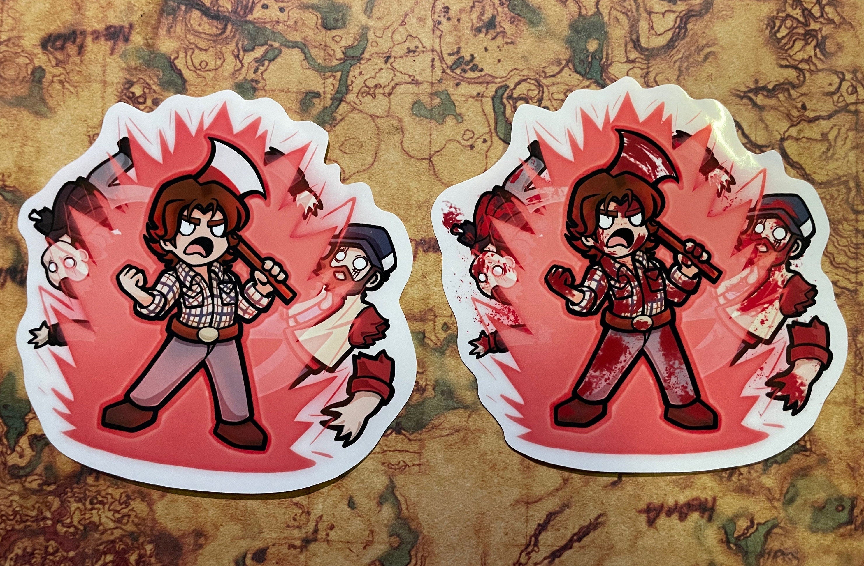 Warrior Scotty Vinyl Sticker
