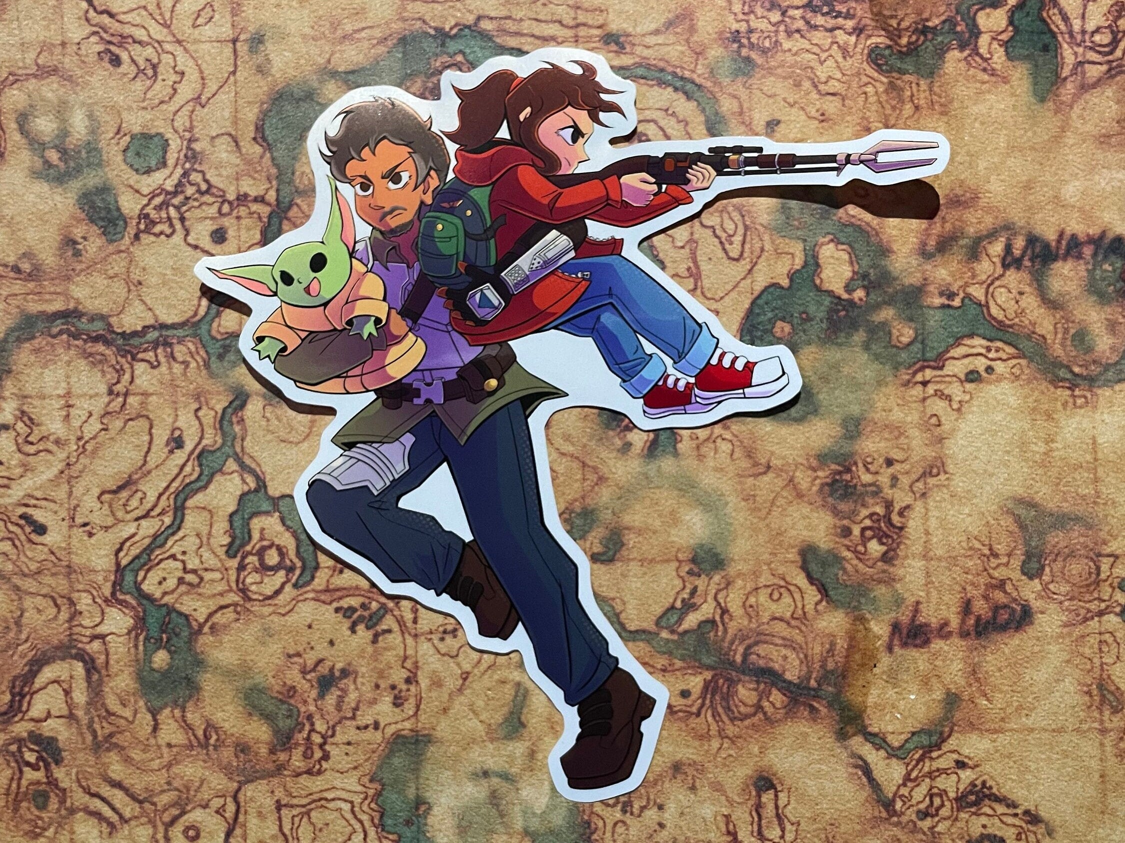 The Last of the Mandalorians Vinyl Sticker