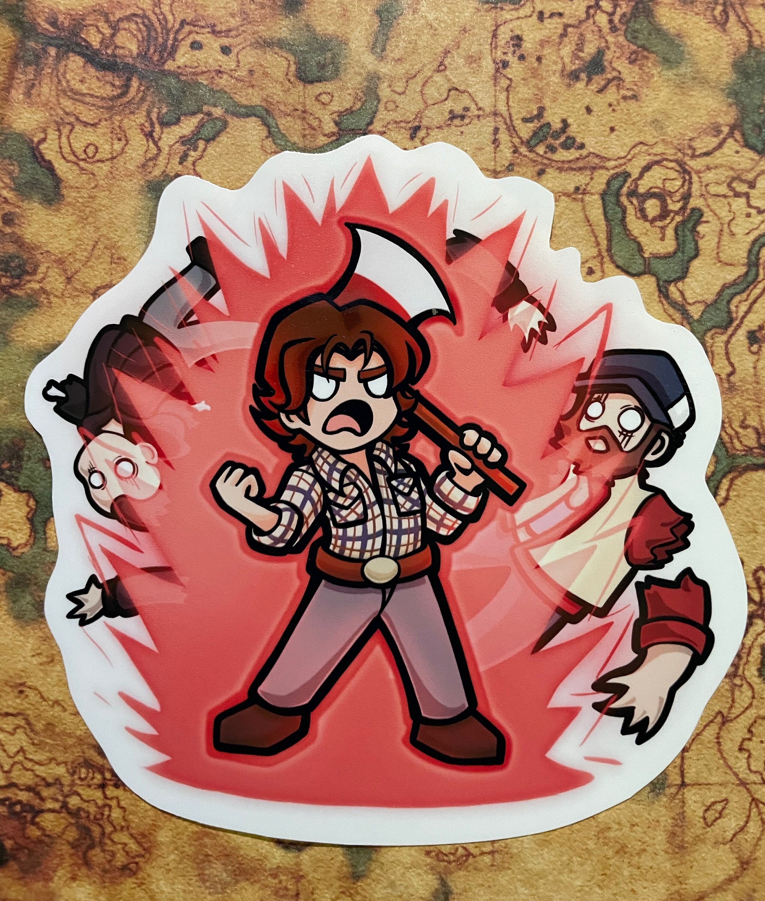 Warrior Scotty Vinyl Sticker
