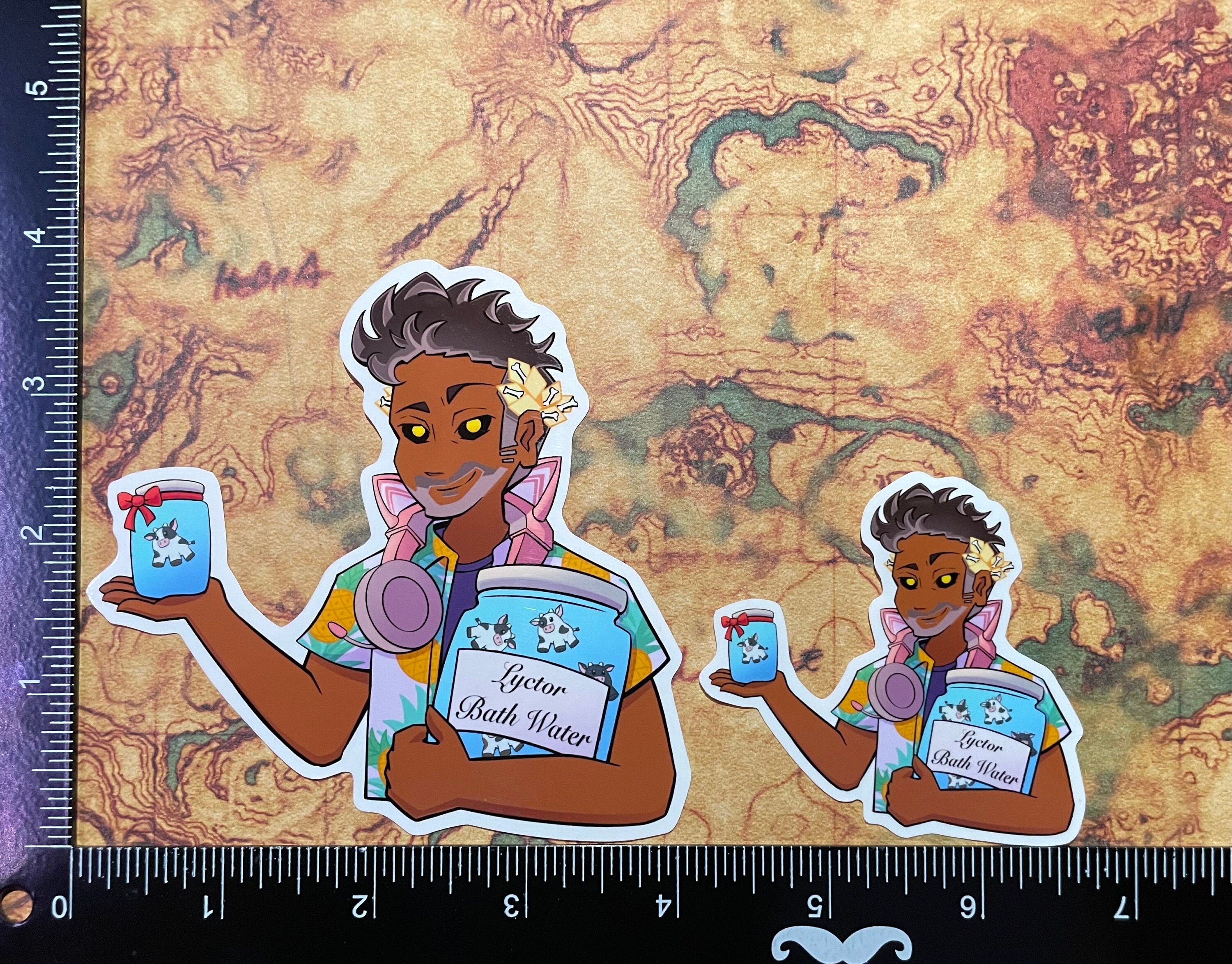 John Gaius Lyctor Bath Water Vinyl Sticker