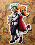 Eda and Raine Vinyl Sticker
