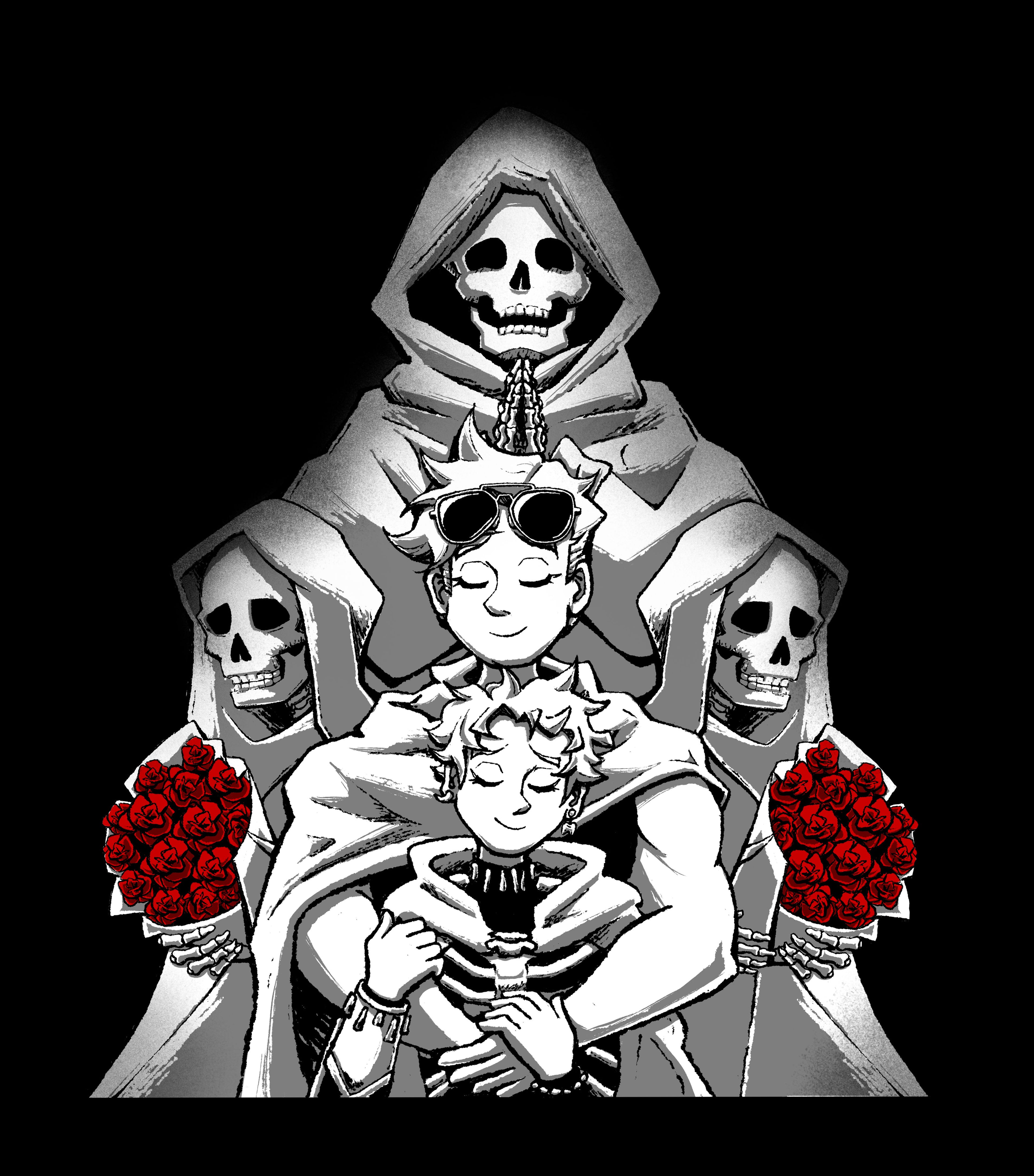 [Pre-order] The Cavalier and Necromancer (Gideon/Harrow) Short Sleeve Tee