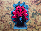 Giant Persephone and Tiny Hades Vinyl Sticker