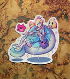 Pajama Time Rosalina and Lumas Vinyl Sticker