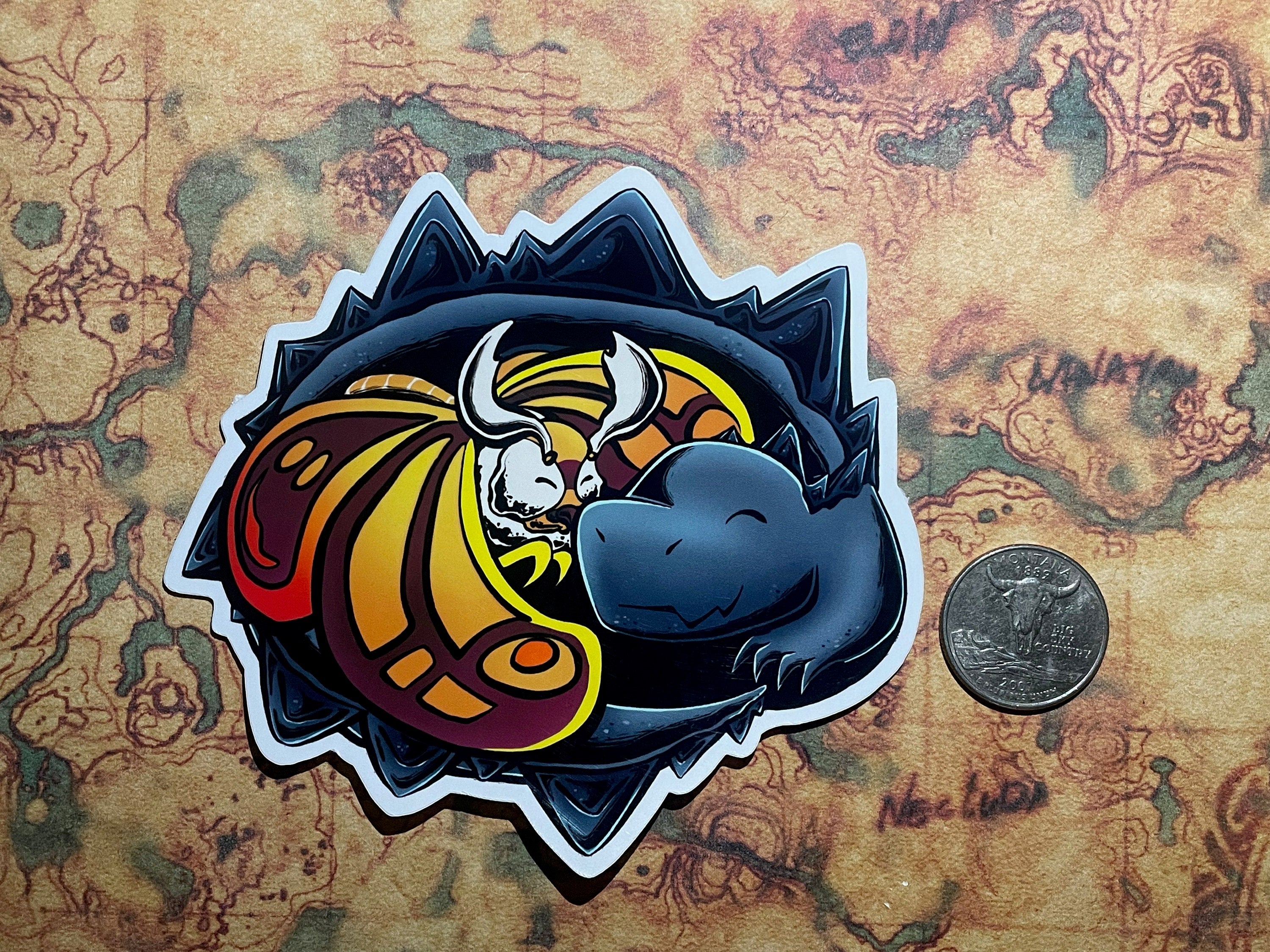 Kaiju Vinyl Stickers