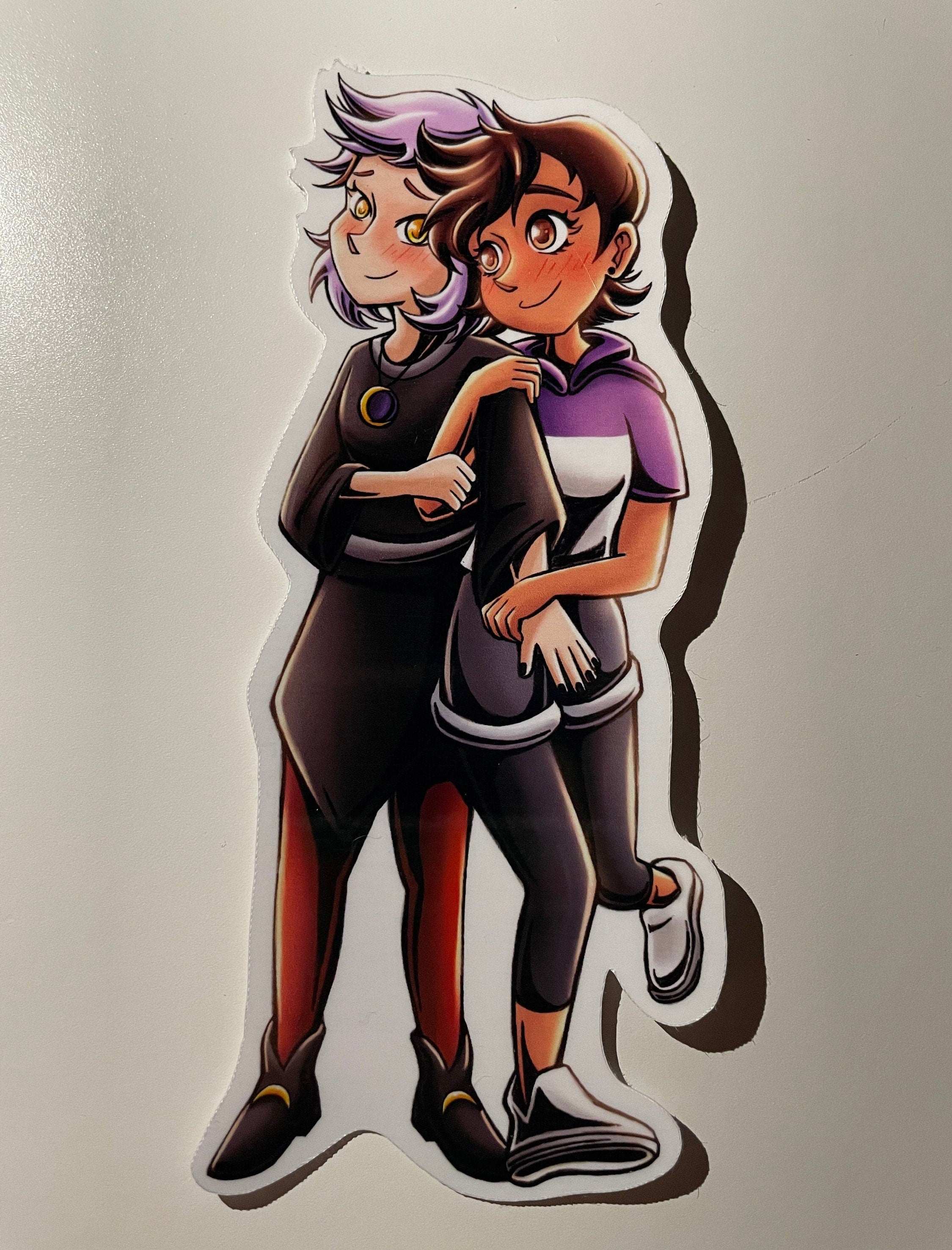 Luz and Amity Vinyl Sticker