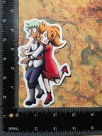 Eda and Raine Vinyl Sticker