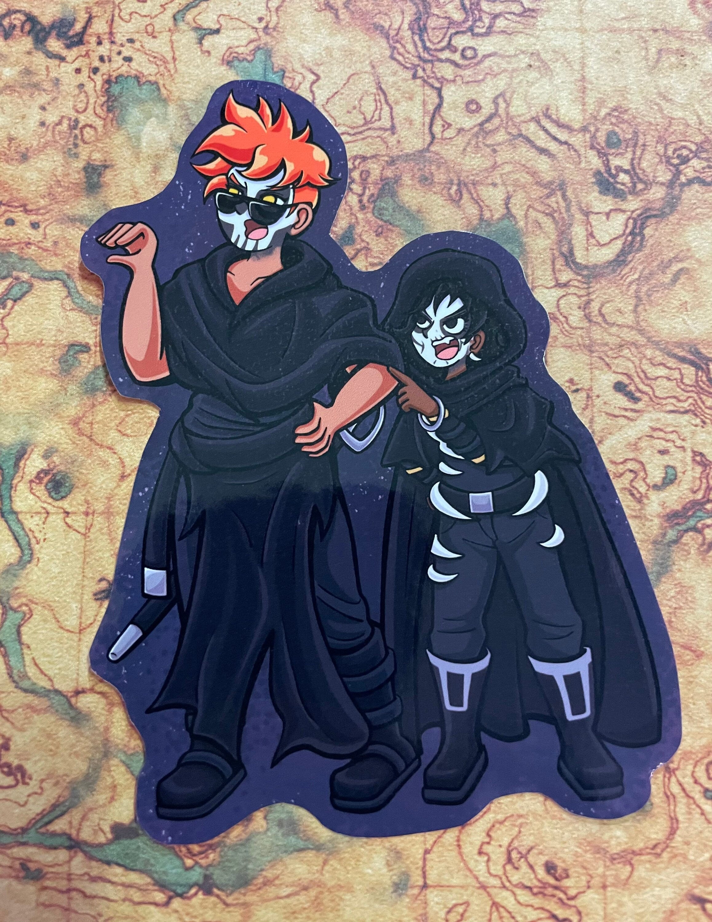 Gideon and Harrow Vinyl Sticker