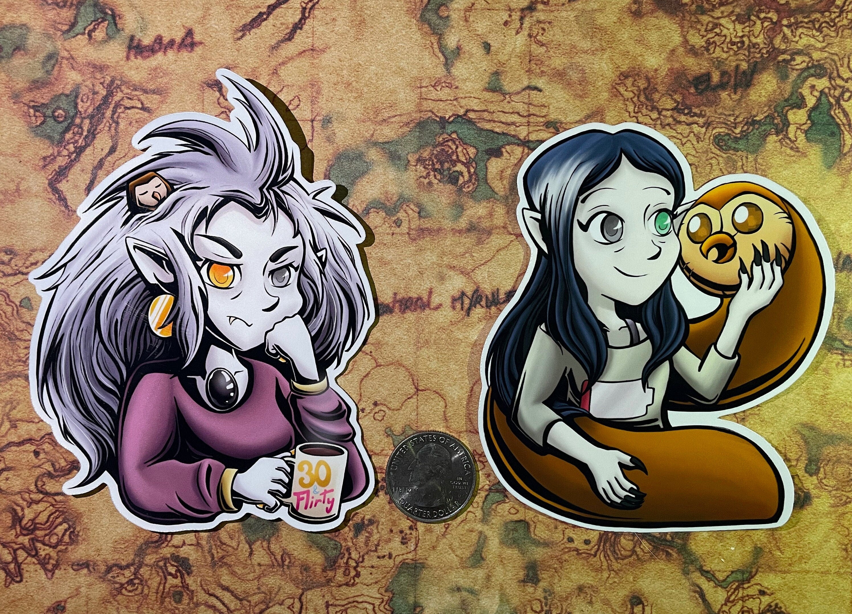 Eda Lilith Hooty Vinyl Sticker