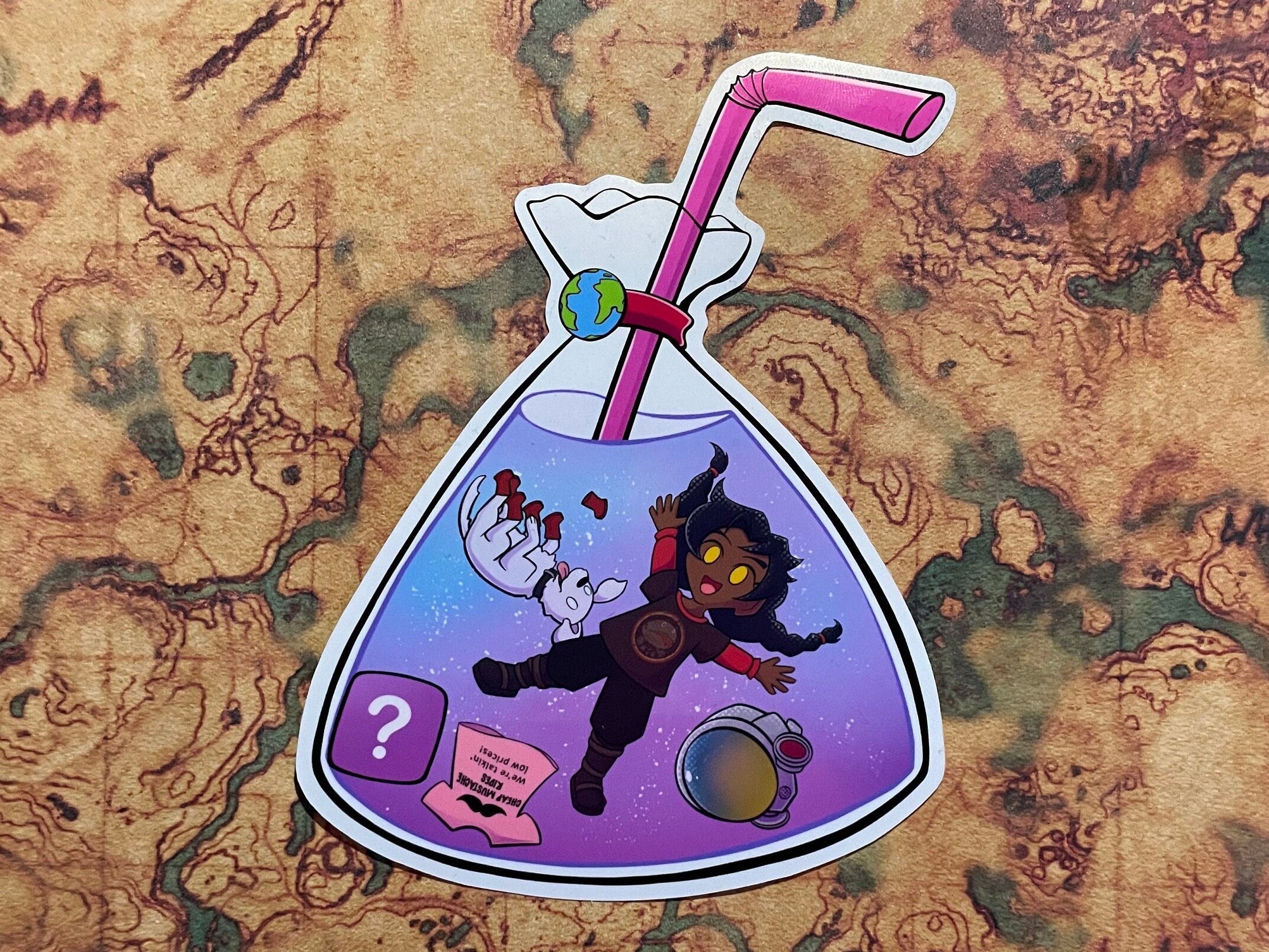 Bag Drinks (Nona Mystery Drink) Vinyl Sticker