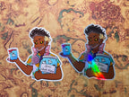 John Gaius Lyctor Bath Water Vinyl Sticker