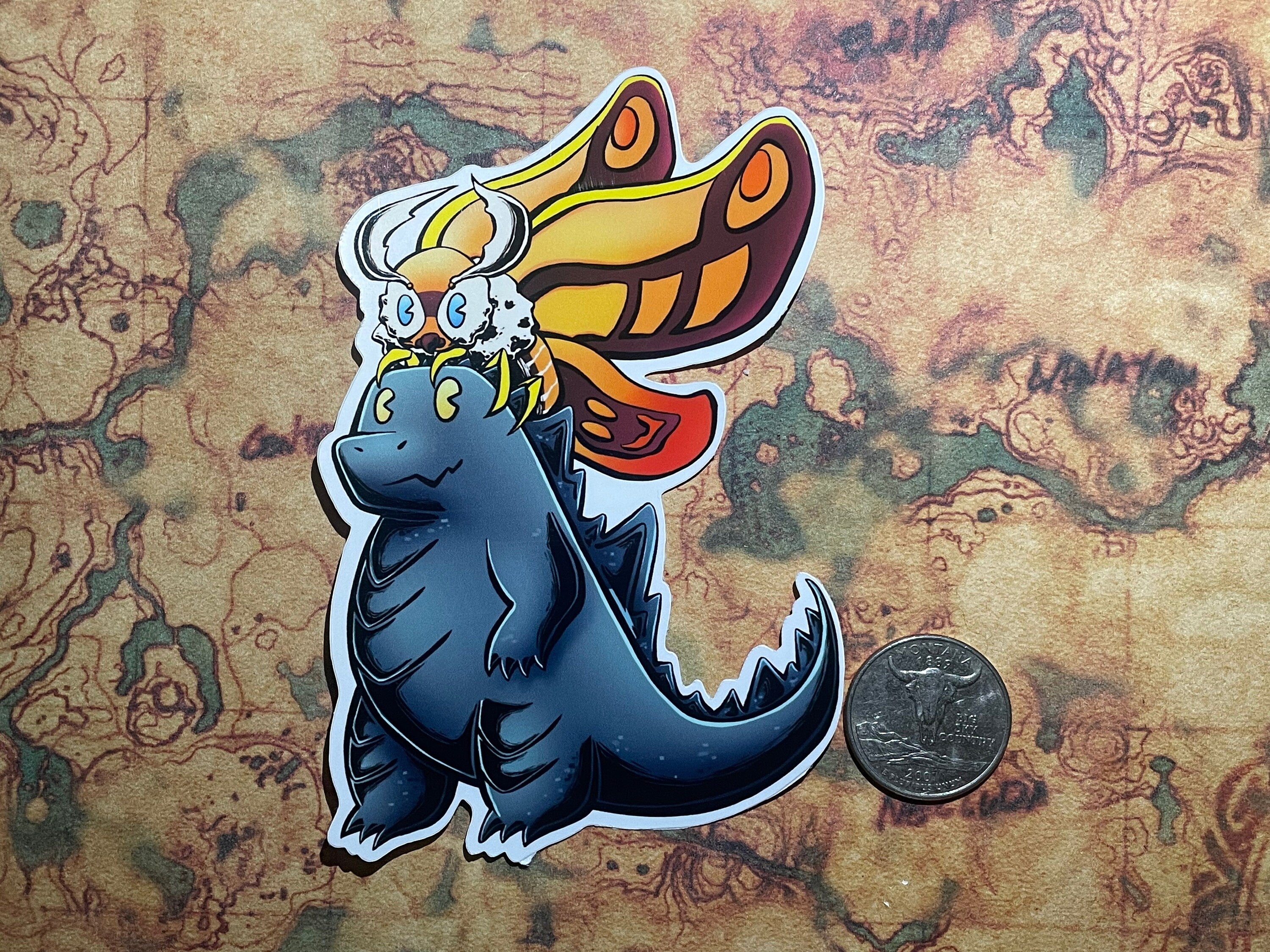 Kaiju Vinyl Stickers