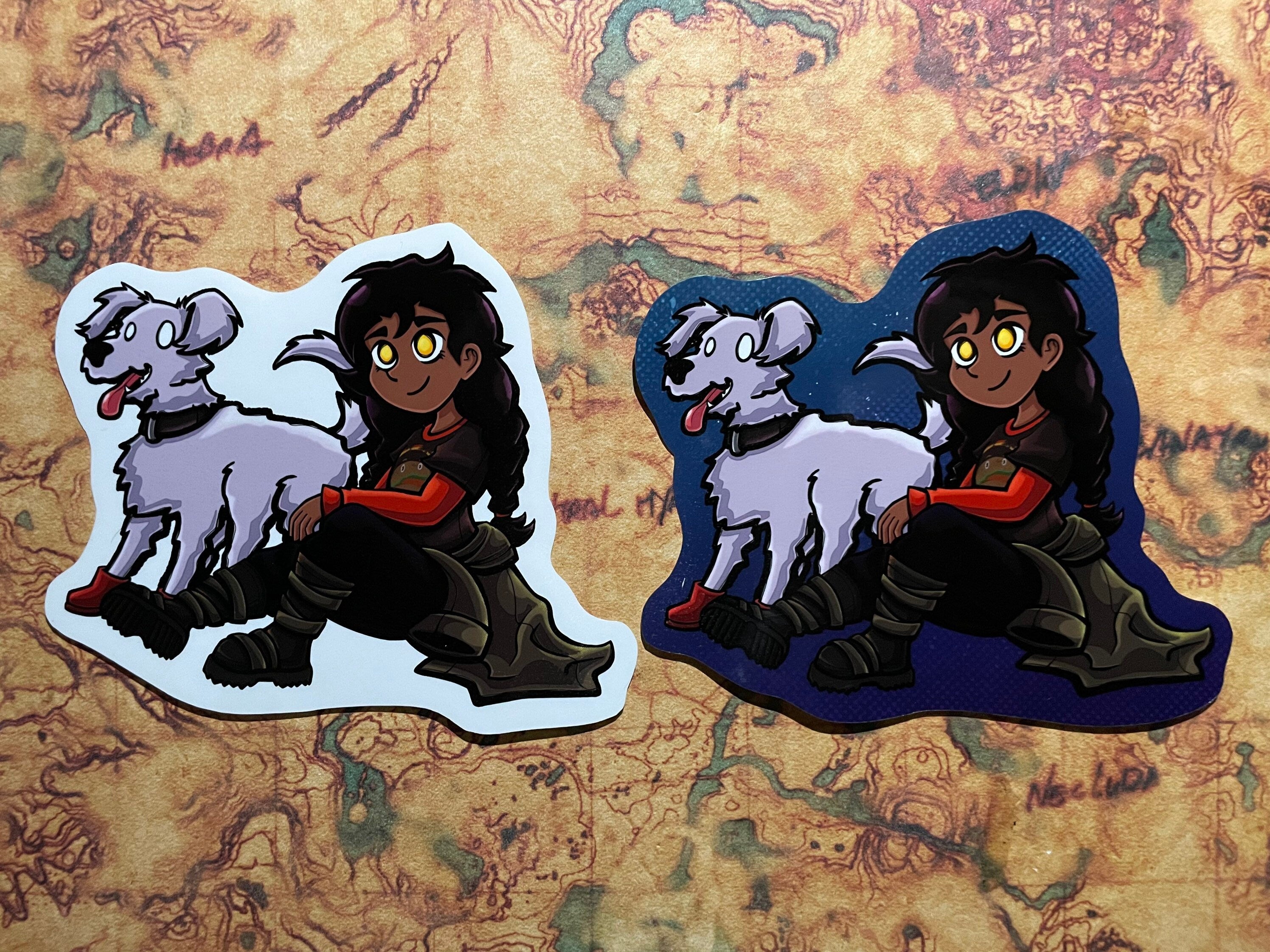 Nona and Noodle Vinyl Sticker