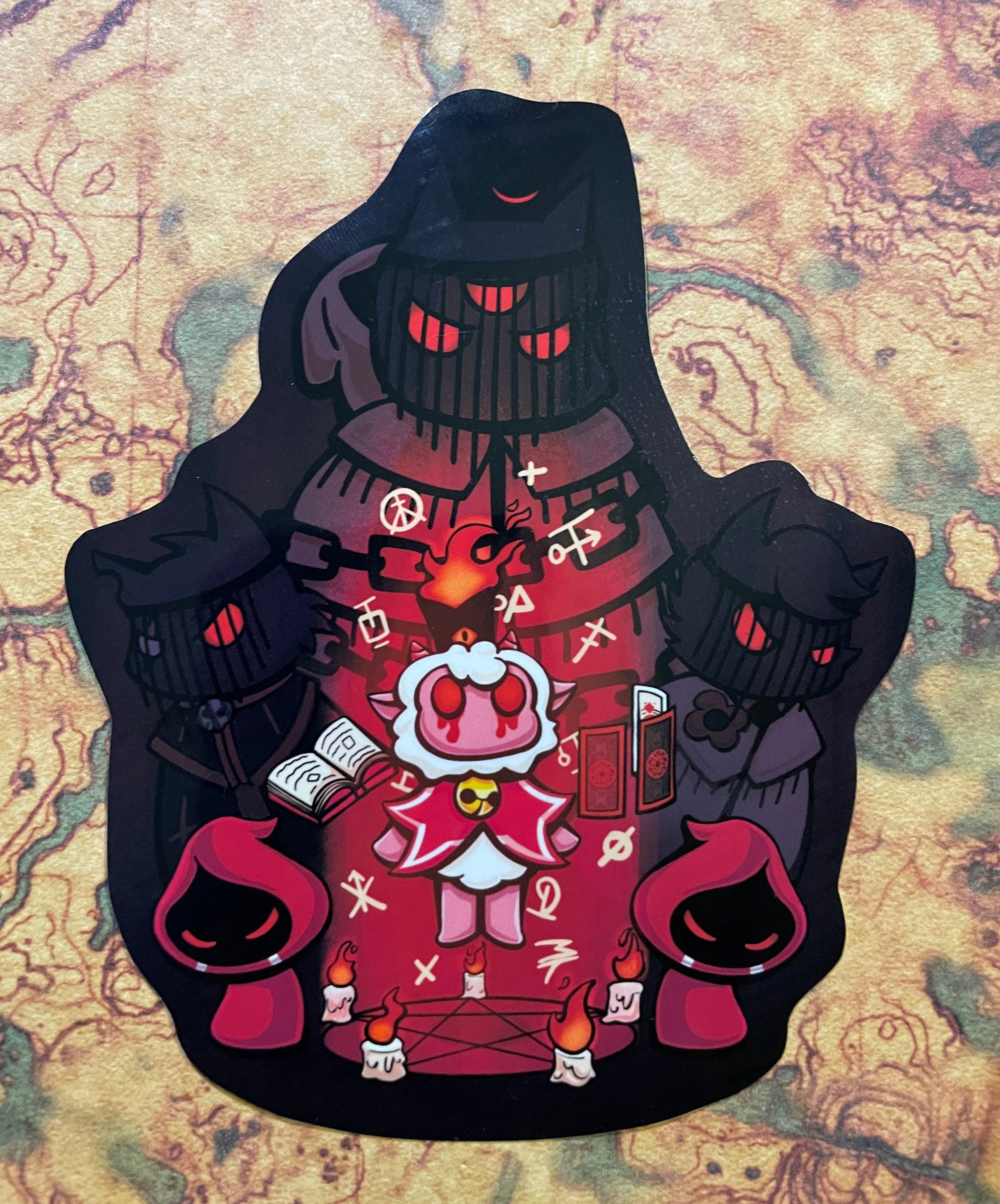 Cult Leader Lamb Vinyl Sticker