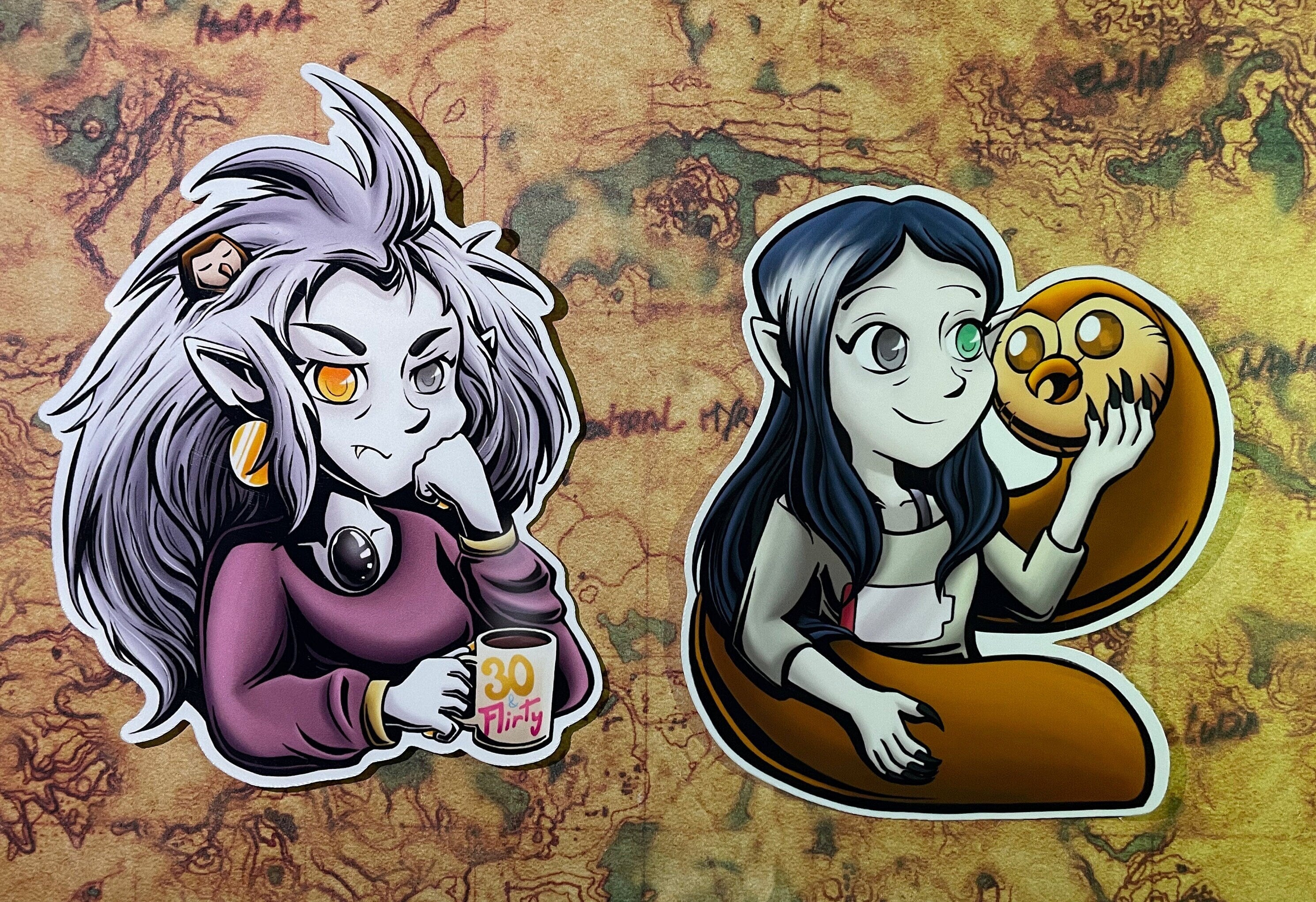 Eda Lilith Hooty Vinyl Sticker