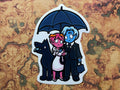Hades, Persephone, and Cerberus Vinyl Sticker