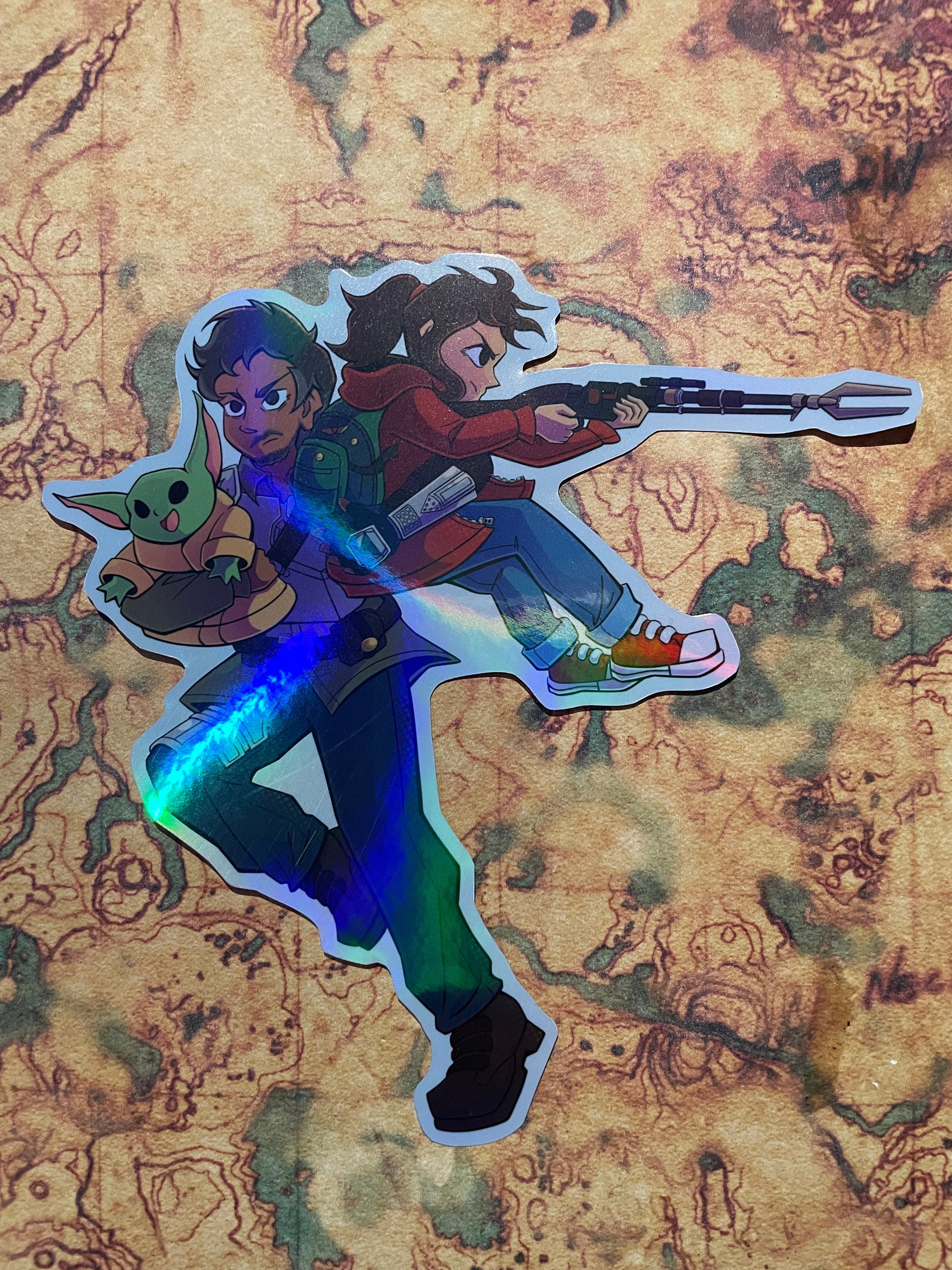 The Last of the Mandalorians Vinyl Sticker