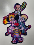 Ness Paula Jeff and Poo Vinyl Sticker